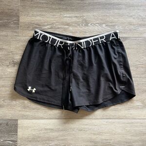Emporio Armani Black Athletic Shorts Performance Fit